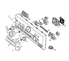 Panasonic SA-DX1050 cabinet parts diagram