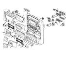 Panasonic SA-AK22 cabinet parts diagram