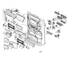 Panasonic SB-AK44 cabinet parts diagram