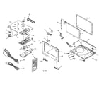 Panasonic DVD-LV70 cabinet parts diagram