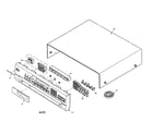 Panasonic SL-PD9 cabinet parts diagram