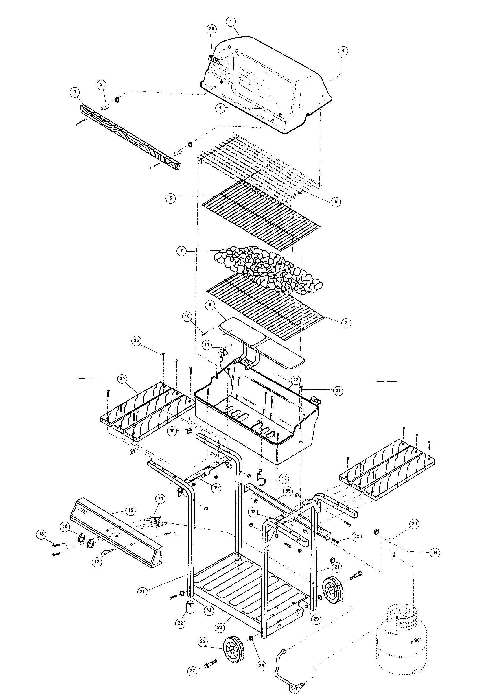 Grill parts