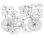 Sears 130452040 bicycle diagram