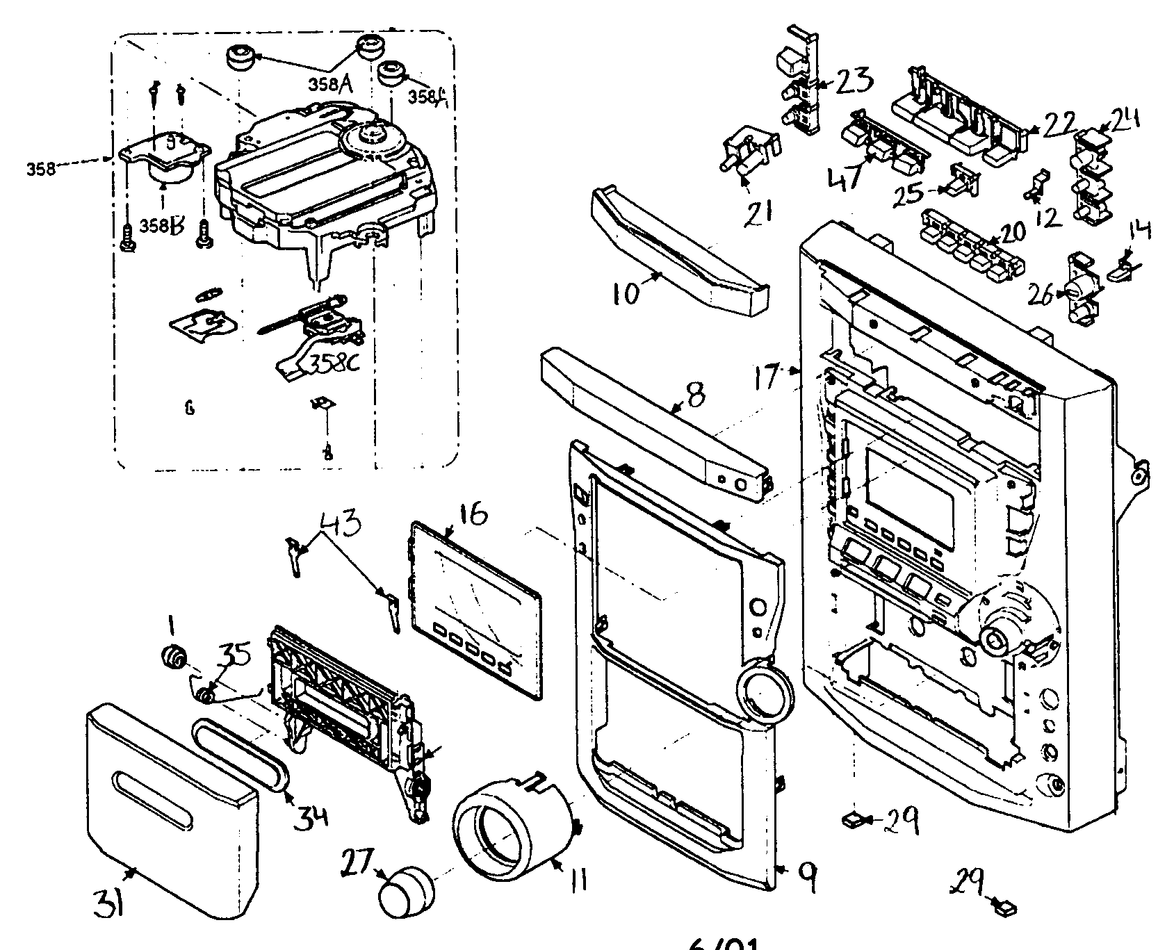 CABINET PARTS