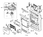 Panasonic SA-PM11 cabinet parts diagram