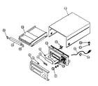 Denon DRR-M30 cabinet parts diagram