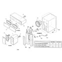 Sony SA-WMS325 cabinet parts diagram