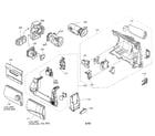 Hitachi VM-H855LA cabinet parts diagram