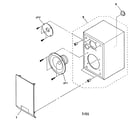 Sony SS-MB100H cabinet parts diagram