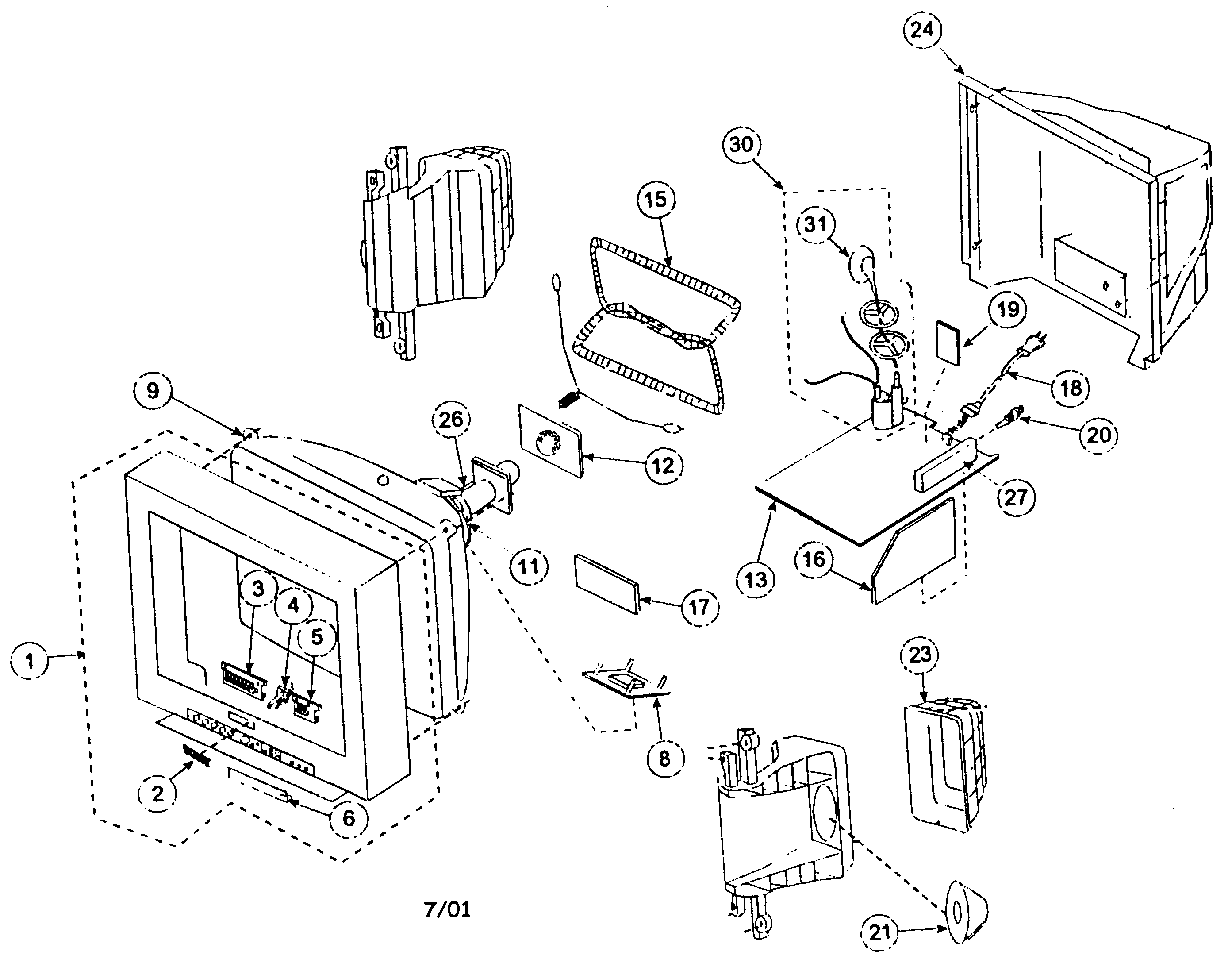 Cabinet parts