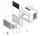 Kenmore 58071121100 air conditioner diagram