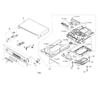 Sony DVP-NS300 cabinet parts diagram