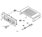 Sony STR-DE475 cabinet parts diagram