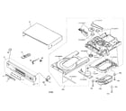 Sony DVP-NS400D cabinet parts diagram