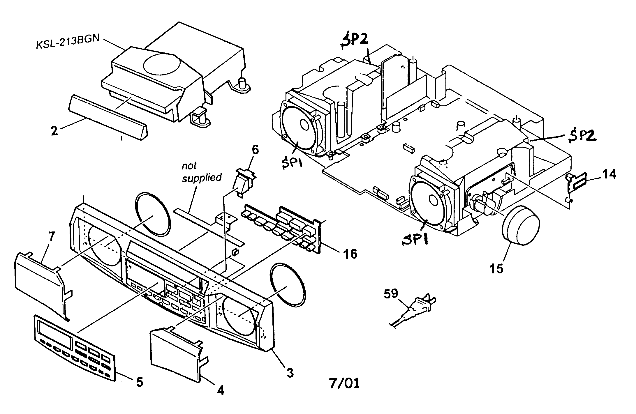 CABINET PARTS