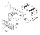 Sony STR-DE675 cabinet parts diagram
