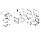 Panasonic DVD-LV60 cabinet parts diagram