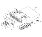 JVC XV-D723GD cabinet parts diagram