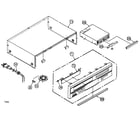 Panasonic PV-D4761 cabinet parts diagram