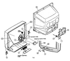 JVC AV-32D502H cabinet parts diagram