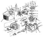 Campbell Hausfeld FP200000AV pump/motor diagram