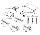 Samsung DVD-M301 cabinet parts diagram