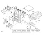 Aiwa NSX-AJ800 cabinet parts diagram