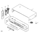 Panasonic DVD-RV21 cabinet parts diagram