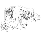 Toshiba SD-9000 cabinet parts diagram