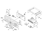 Sony STR-DE1075 cabinet parts diagram