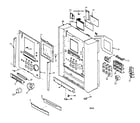 Panasonic SA-PM25 cabinet parts diagram
