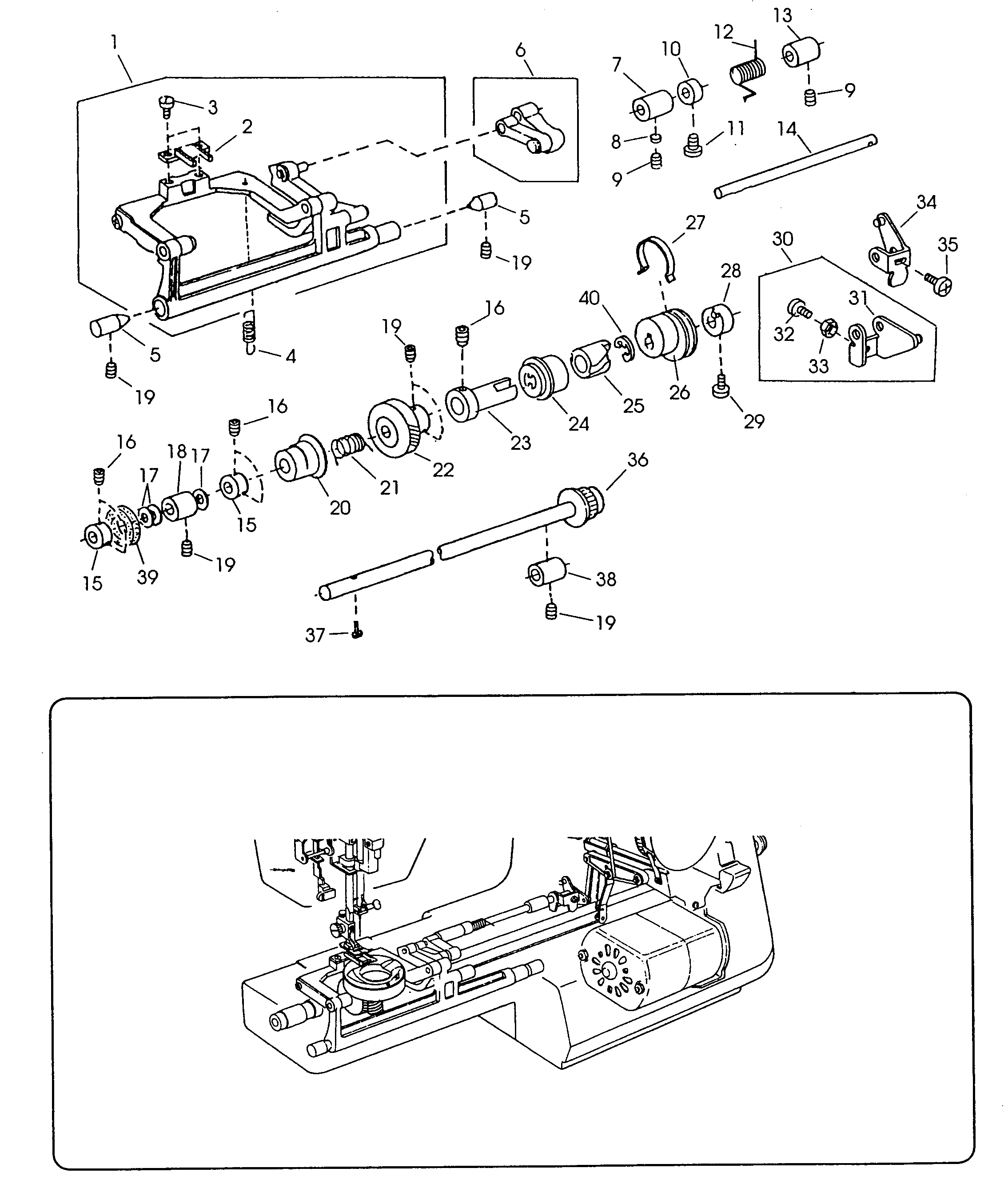 Feed Shaft Unit & Dog