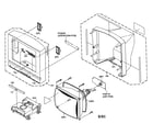 Toshiba MD20FL1 cabinet parts diagram