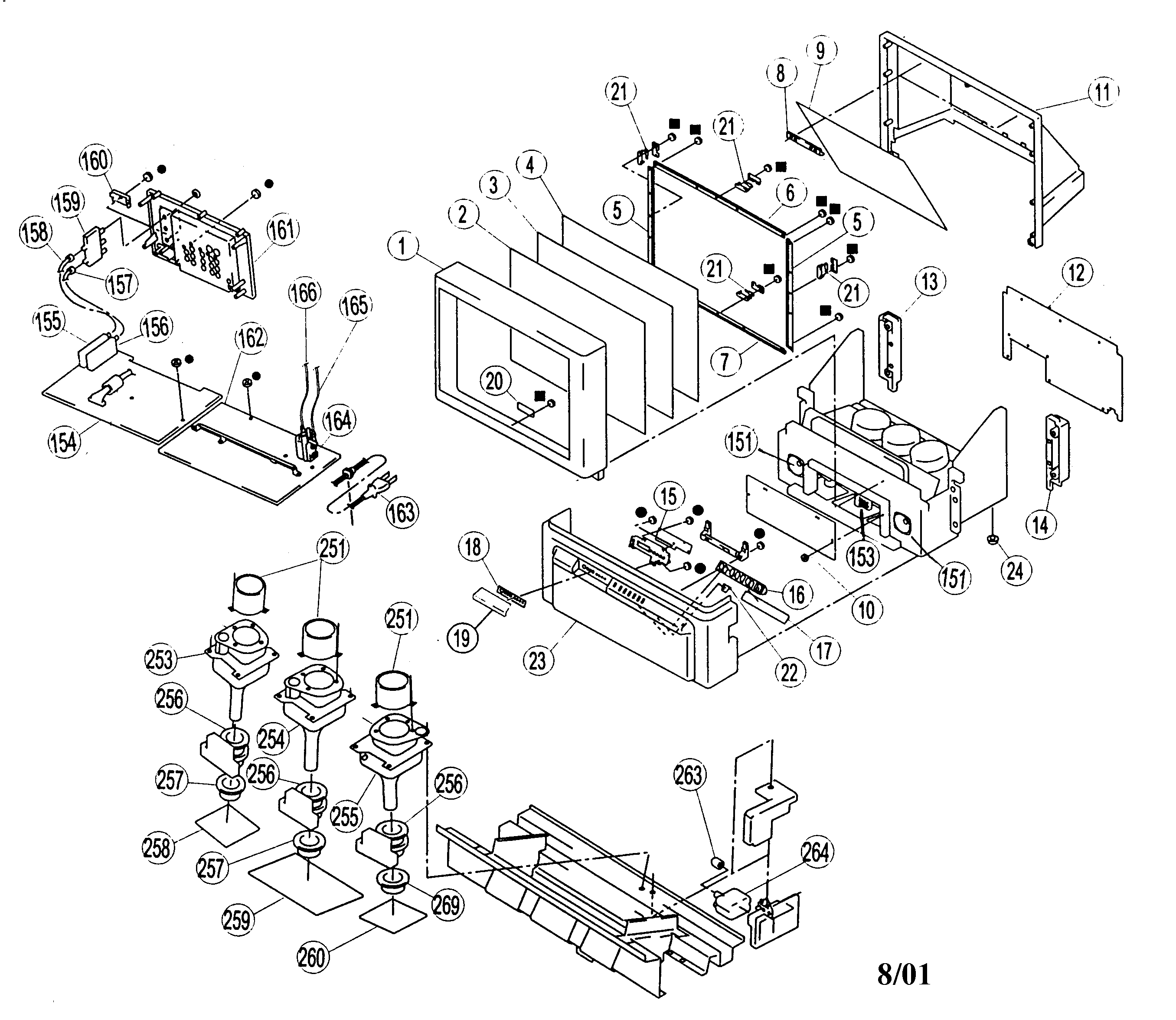 CABINET PARTS