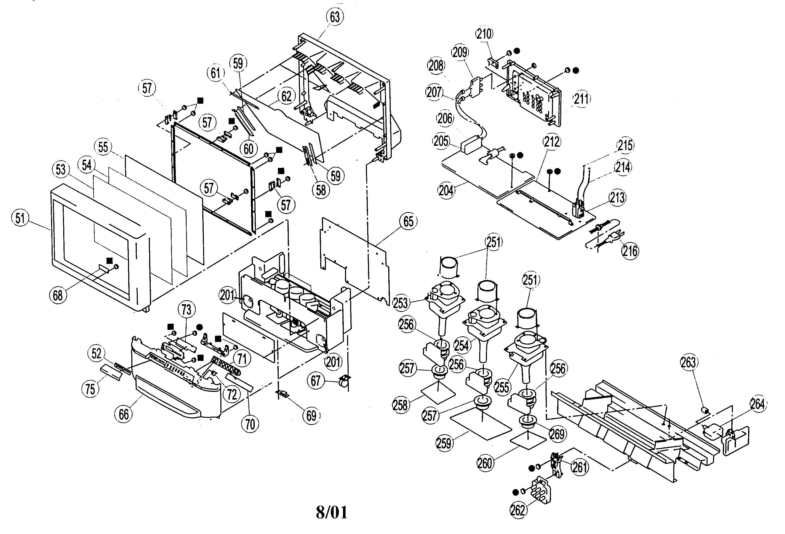 CABINET PARTS