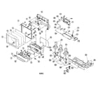 Sony KP-48V90 cabinet parts diagram