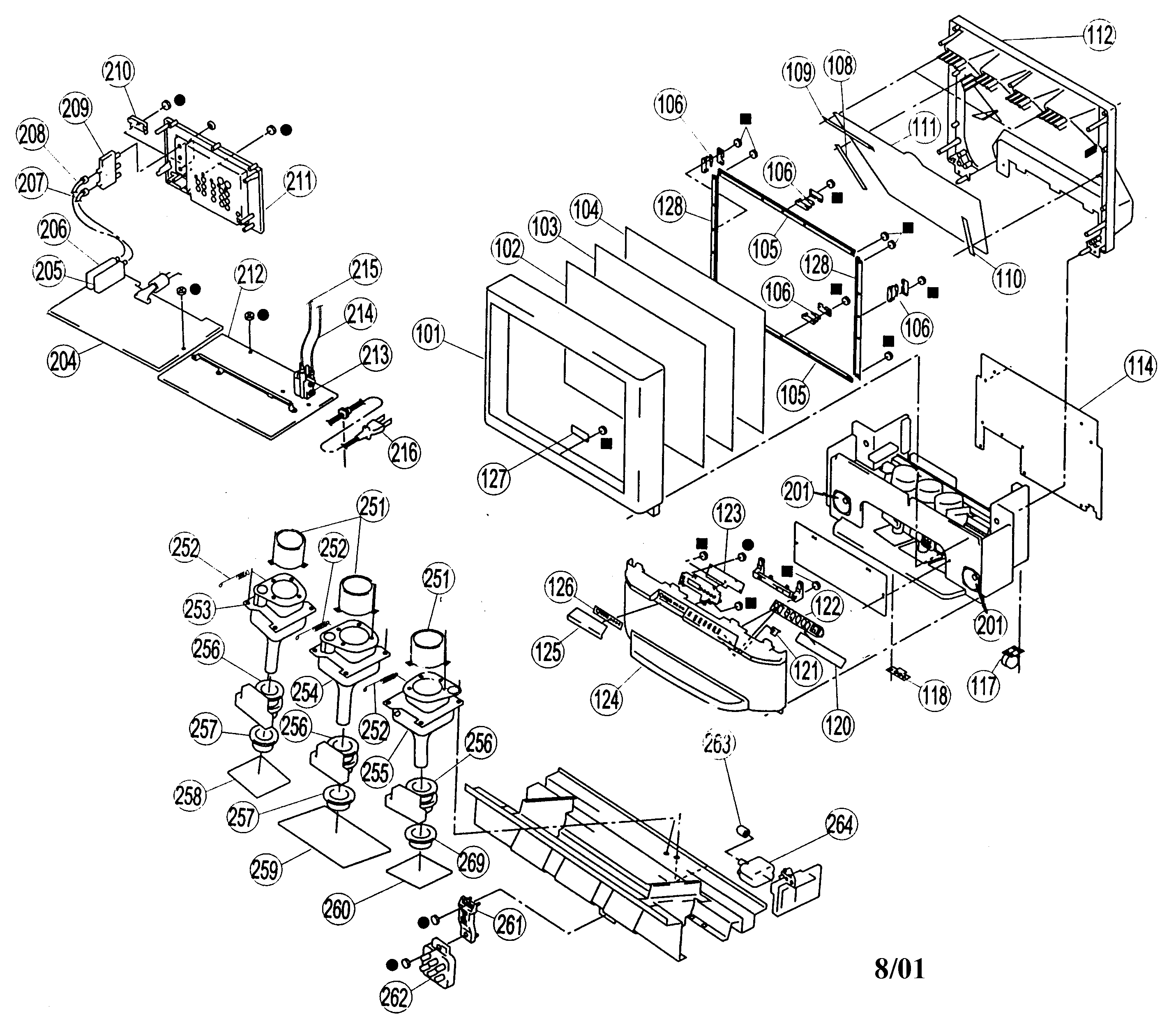 Cabinet parts