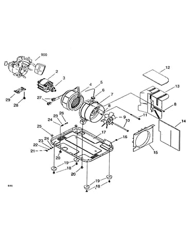 Unit exploded view