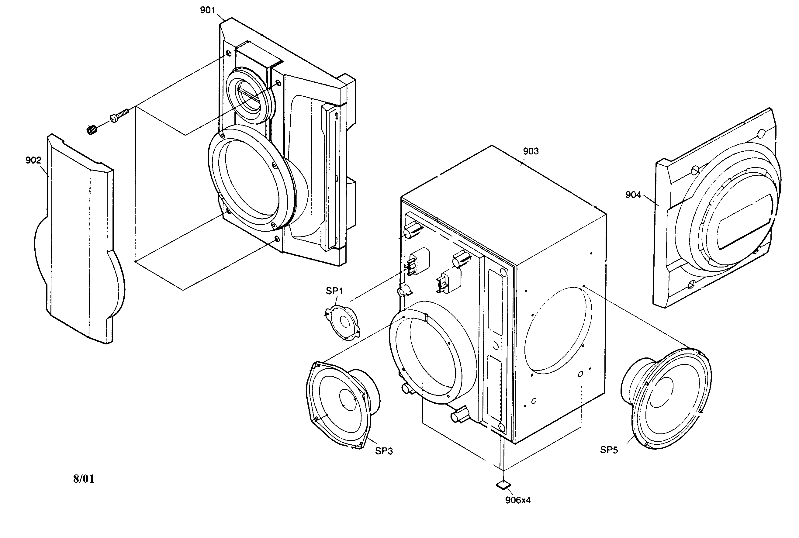 CABINET PARTS