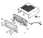 Denon AVR-1800 cabinet parts diagram