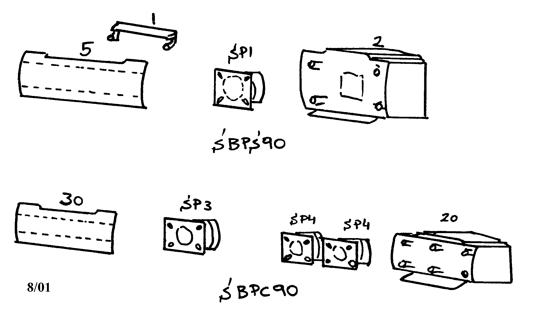 Cabinet parts
