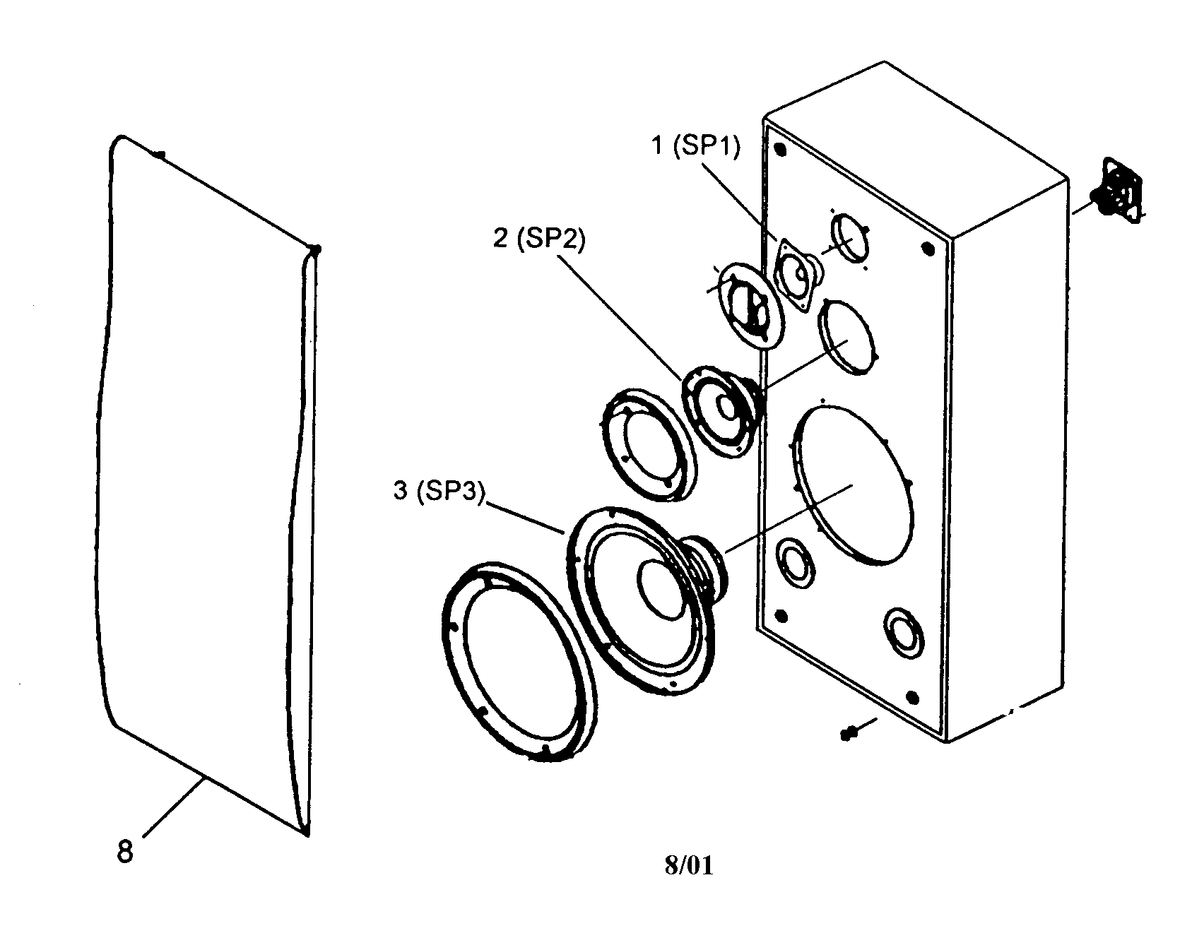 CABINET PARTS