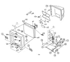 Sony KV-27FS17 cabinet parts diagram