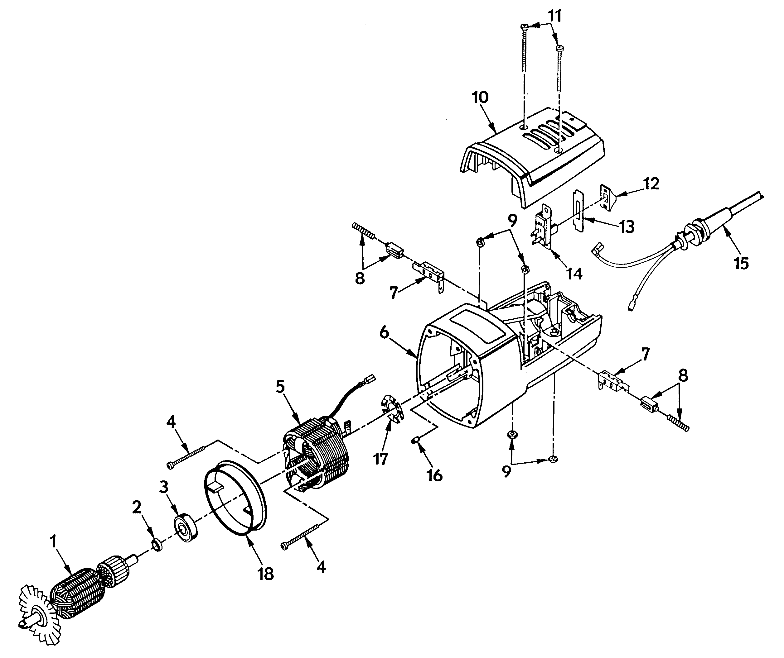 Motor break down