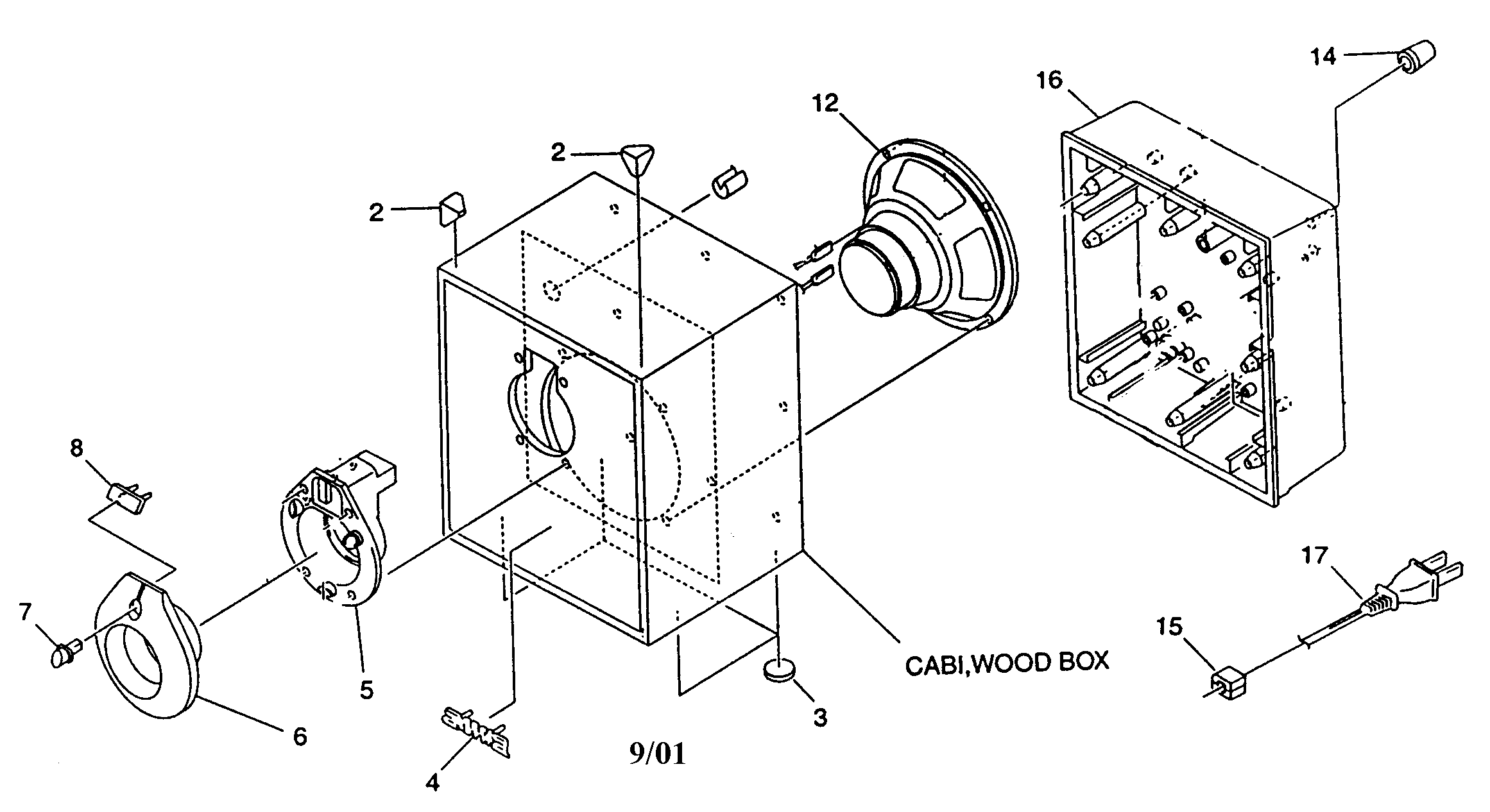 CABINET PARTS