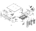 Panasonic DVD-H2000 cabinet parts diagram