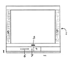 Panasonic CT-20SX11CE cabinet parts diagram