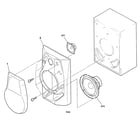 Sony SS-RXD7AV cabinet parts diagram