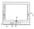 Panasonic CT-24SX11UE cabinet parts diagram