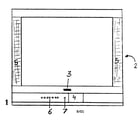 Panasonic CT-27SX11UE cabinet parts diagram